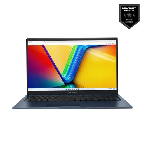 Asus Vivobook X1504VA, Intel Core 3-100U(14th Generation), Ram 8 GB DDR5, Storage 128 GB PCLE NVME SSD, Intel Shared Graphics, 15.6 Inch Full HD IPS Display